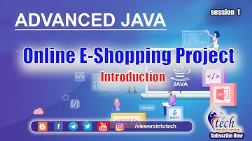 Online E-Shopping Cart Project For Beginners in Advanced Java | Introduction | Session 1