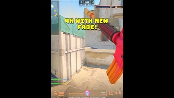 CS2 DUST2 4K WITH MY NEW M4A1S FADE SKIN! #csgo #counterstrike #cs2edit #game #cs2clip #eternalfire