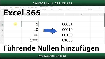 Führende Nullen hinzufügen für Anfänger | Excel 365 Tutorial