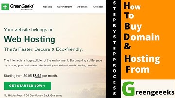 How To Buy Domain And Hosting From Greengeeks | Part-3 | Best Cheapest Web Hosting-2020.
