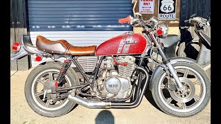 ヤマハ XS250 旧車カスタム 7万円のポンコツが路上を走るまで - YouTube