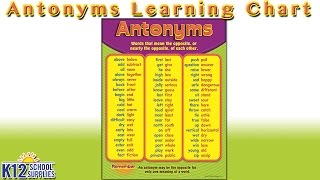 Career Overview Best Antonyms - Opposite Words - Teacher Supplies