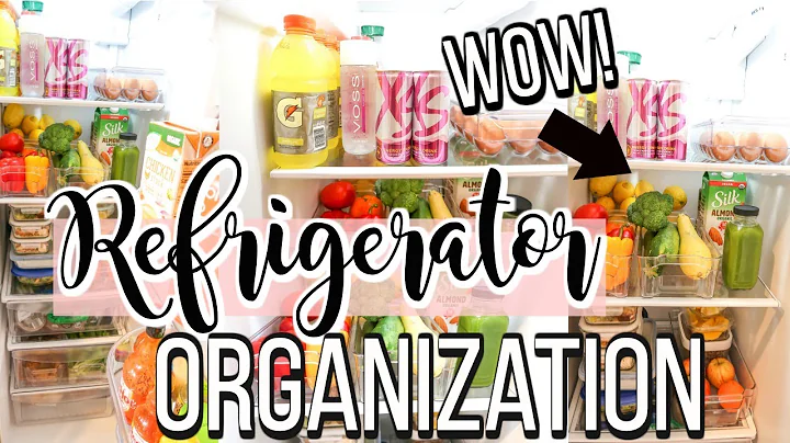 REFRIGERATOR ORGANIZATION IDEAS 2020! CLEAN, DECLUTTER, ORGANIZE WITH ME | LoveLexyNicole