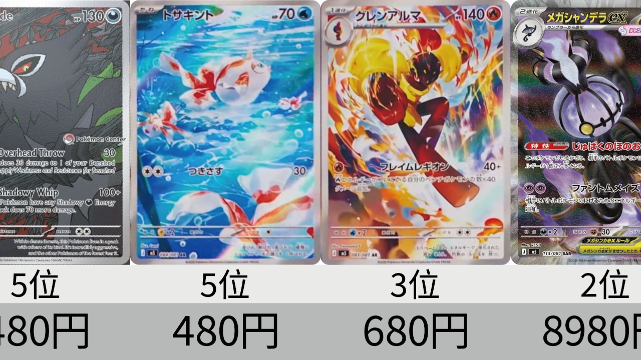 【ポケカ】予想初動価格ランキング！『アビスアイ』【Pokémon cards】Abyss eye expectation price ranking