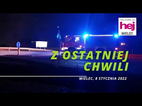 hej.mielec.pl TV: Pożar i wypadek na obwodnicy Mielca