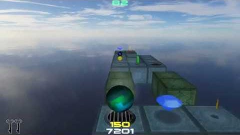 Cubosphere: two-player-mode, aqua level 2 walkthrough