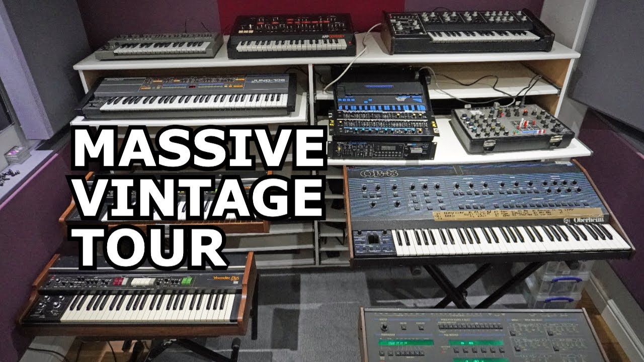 Jaw-Dropping Tour of Massive Vintage Keyboard Collection - YouTube
