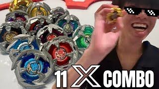 All the STRONG & EASY CONTROL Beyblade X combo for newbie ! Combo recommended - COMBO TEST#2