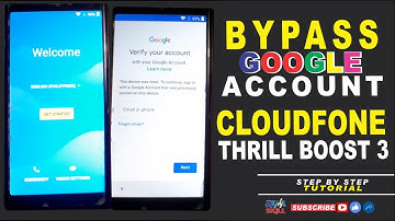 HOW TO BYPASS GOOGLE ACCOUNT | CLOUDFONE THRILL BOOST 3 | STEP BY STEP TUTORIAL | JM KAHAL SKILL