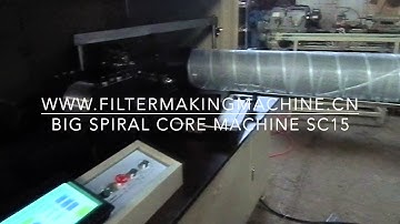 expanded mesh spiral core machine SC15 supplier www.filtermakingmachine.cn