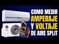 Como MEDIR el AMPERAJE de Aire Acondicionado con Pinza Amperimetrica