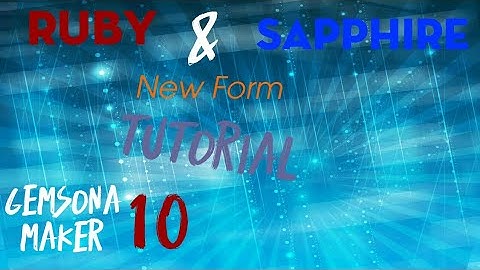 Gemsona Maker: Ruby And Sapphire New Form Tutorial #10