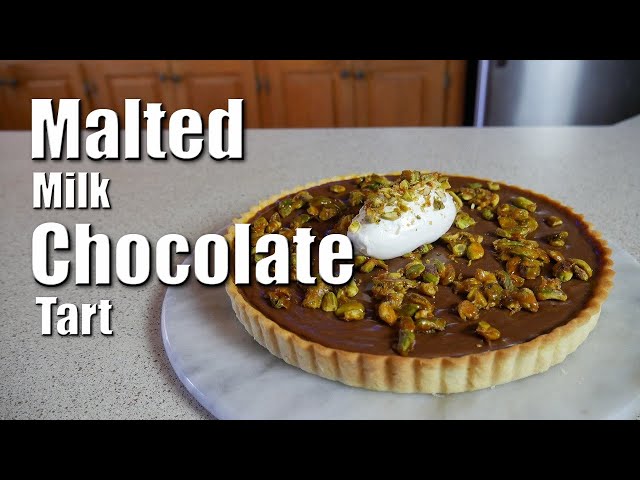 Malted Milk Chocolate Tart | Baking With ChefJohnReed