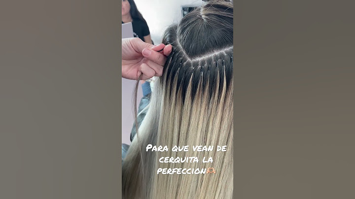 Aplicacion de extensiones con microchip! (Microring) HAIR EXTENSIONS