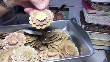 Altered Book Pages into embellishments, tags and tuck spots