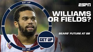 Caleb Williams vs. Justin Fields: Who should be the Bears starter? + Offseason QB Questions | Get Up