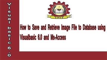 How to Save and Retrieve Image for Visual basic 6.0 and Ms-Access