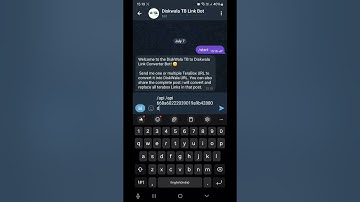 How to use DiskWala TB Converter Bot