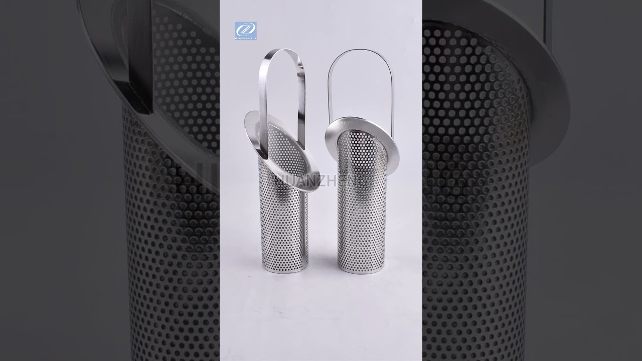 stainless steel filter basket used in basket strainer, provide custom service 