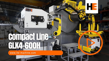 Efficient DECOILER STRAIGHTENER FEEDER 3 IN 1 MACHINE in Action | HE-MACHINE Coil Handling Solution