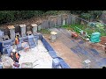 Blockwork underway