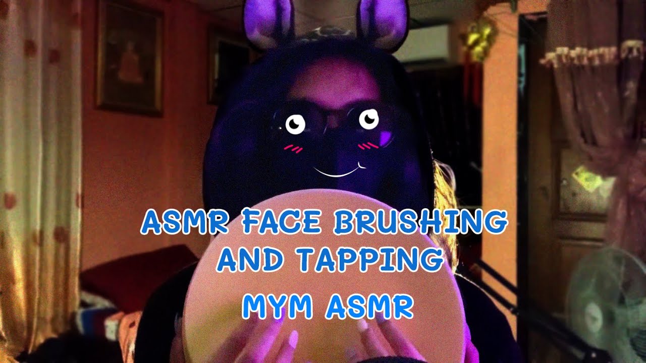 Asmr face brushing and tapping 🇹🇭 | MYM ASMR