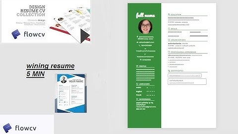 best online professional resume CV builder website for free in 5 min 2020 - CV Designing