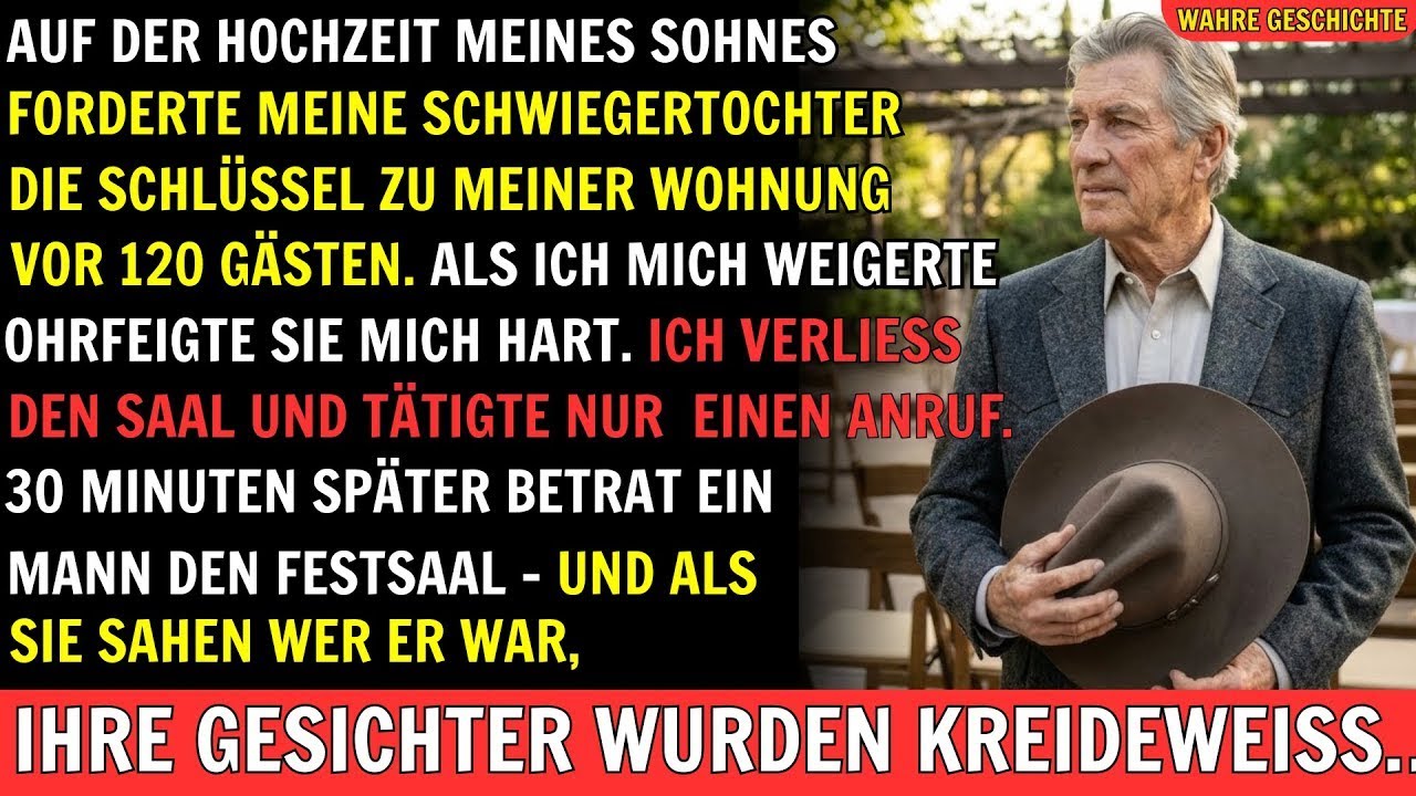 Die Ohrfeige traf mich mitten auf der Tanzfläche, vor 150 Gästen. Meine Brille zerbrach auf dem Parkett, und meine eigene Schwiegertochter schrie vor aller Ohren: „Ein Mann in deinem Alter braucht...