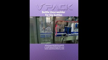 #shorts Automatic plastic bottle unscrambler,bottle sorting feeding machine,Sorting Machine #bottle