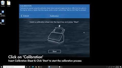 How to calibrate the scanner on Plustek eConnector Utility Application?
