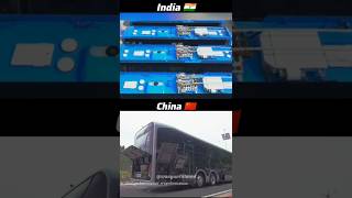 India 🇮🇳 vs China 🇨🇳 Electric Buses 🚌📈 #india #china #bus #electric #manufacturing #factory #shorts