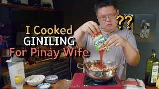 Korean Cooks for Pinay Wife - GINILING