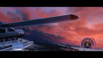 Grand Theft Auto V graphics mod rainy sunset and sea test