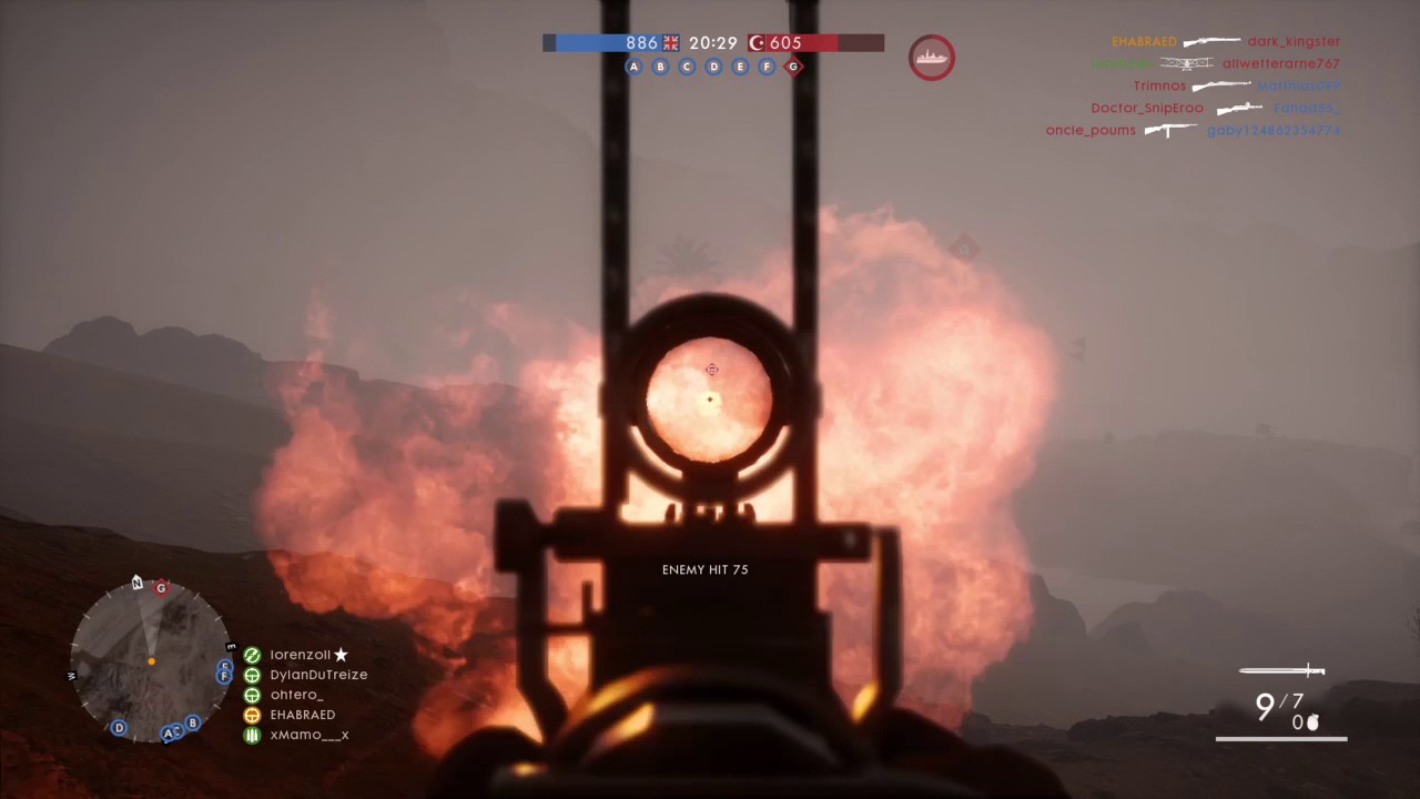 BF1 - sniper 12 kill streak plus kill assists