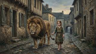 Art Screensaver TV Wallpapers | Child and Lion at the Dawn of Peace 🦁🌅 screenshot 2