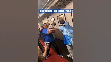 When Rapper BlueFace fights Crip Mac backstage 🤣 @mmahomie #viral #westcoastradio