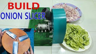 Build a Onion Slicer Machine Using Wooden Cutting Board At home