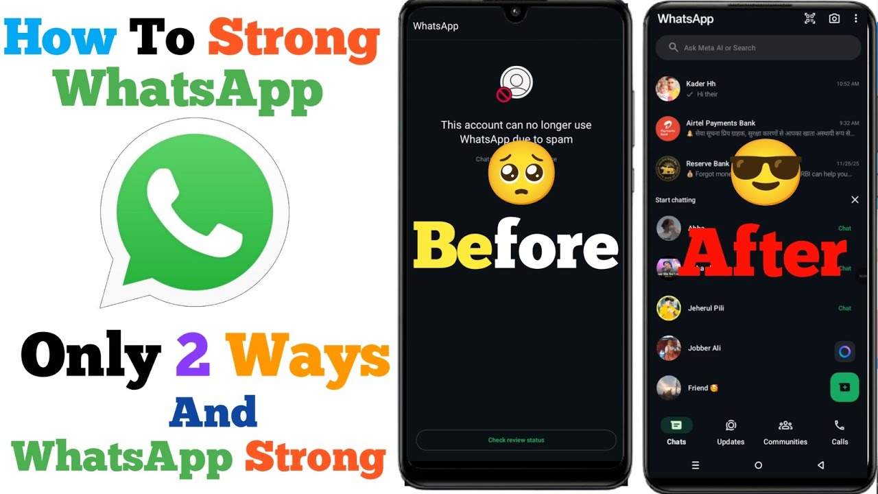 How to Strong WhatsApp | New Tricks | Only 2 Ways | WhatsApp Banned Problem Solved | 