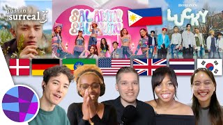 Foreigners React to HORI7ON, BINI, SB19's Justin (LUCKY Salamin, Salamin, surreal) | EL's Planet