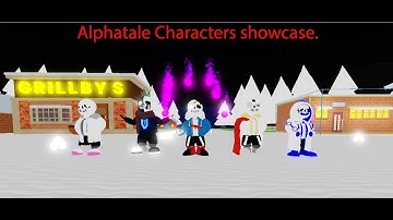 ROBLOX: Undertale hardest battles (Alphatale Characters) showcase.