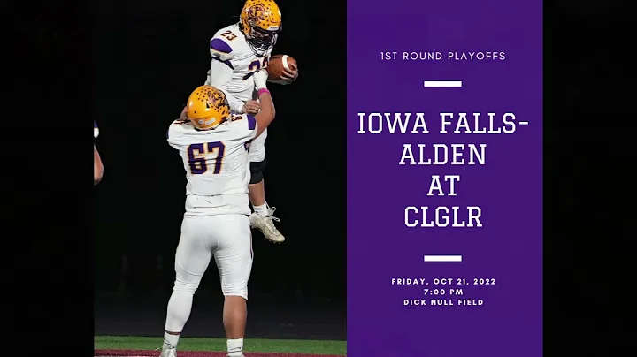 Varsity Football: Iowa Falls-Alden at Central Lyon...