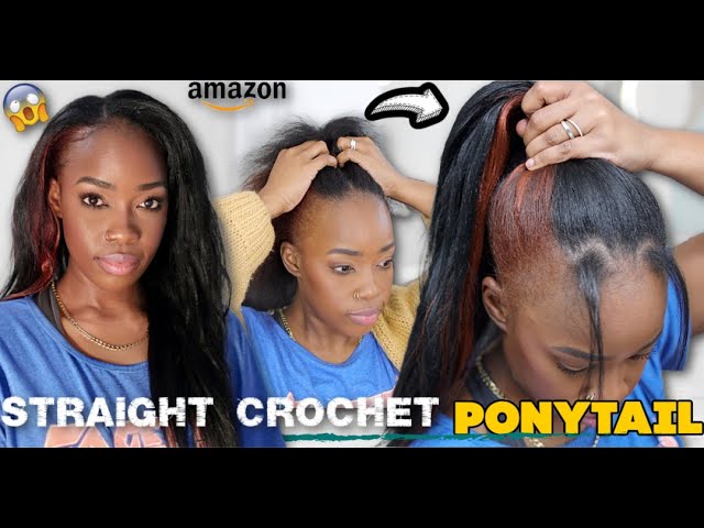 New Fashion Braid Ponytail Crochet Hair Extension Ombre - Temu