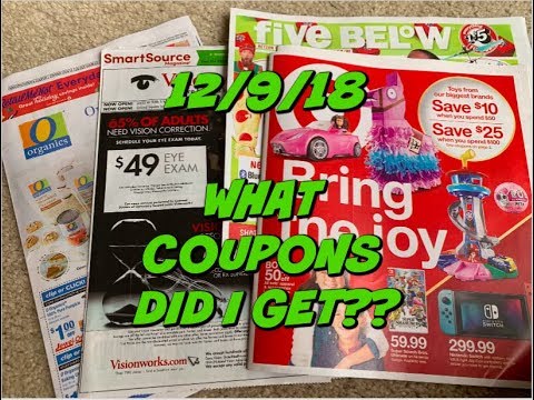 12/9/18 WHAT COUPONS DID I GET??? | GOOD COUPONS THIS WEEK!