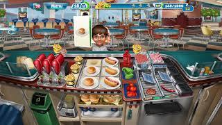 Free download Cooking fever HD game l Cooking at fast food court l All upgraded kitchen equipment's screenshot 1