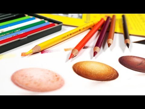 Drawing Skin with ONLY 5 Colored Pencils