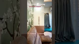 Modern Study Room Interior Design | Smart & Productive Workspace #studyroom #shorts #interiordesign