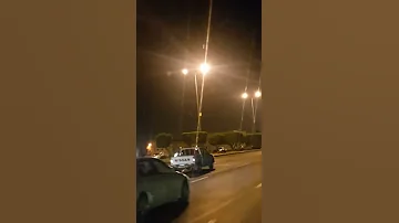 حادث متعم د على طريق المدينة العسكرية خميس مشيط 