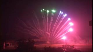 Multi Coloured Firework Fan Slice #EpicFireworks
