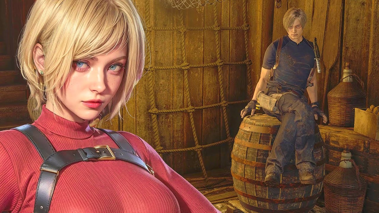 Leon & Ashley (Resident Evil 4 Remake) by aiiibooo