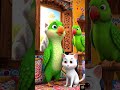 🐱 Billi Ne Banaye Naye Dost! Cute Animals Ki Friendship Story in Hindi